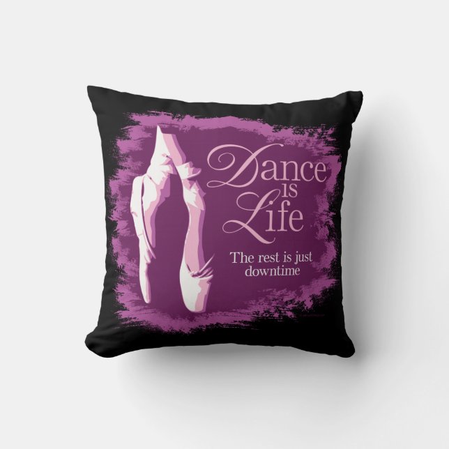 Cojín Decorativo La Danza Es La Vida (Anverso)