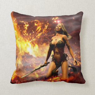 Cojín Decorativo la diosa del fuego