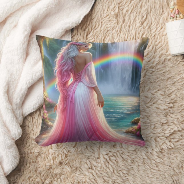 Cojín Decorativo La diosa del valle del arcoiris (Manta)