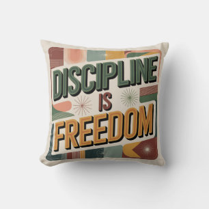 Cojín Decorativo La Disciplina Es Libertad