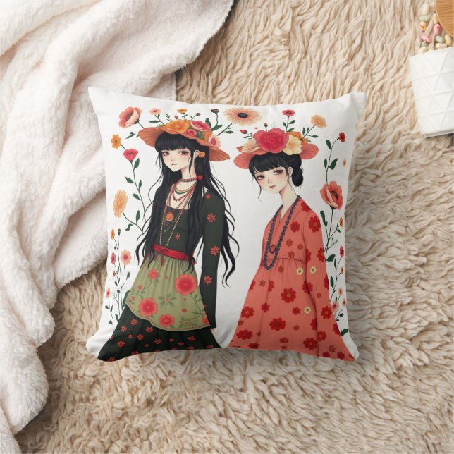 Cojín Decorativo La dualidad de ella (Manta)