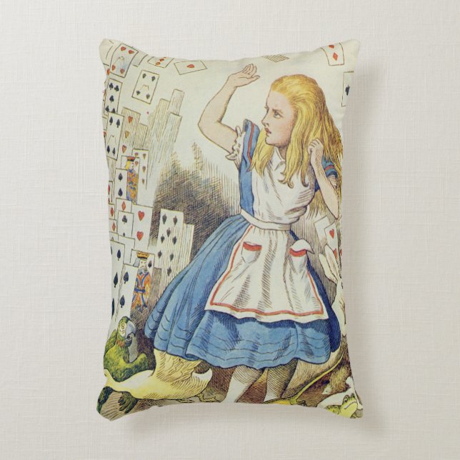 Cojín Decorativo La ducha de tarjetas (Frente (Vertical))