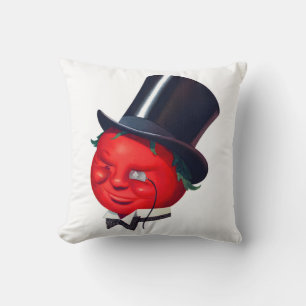 Cojín Decorativo la elegante huella de tomate
