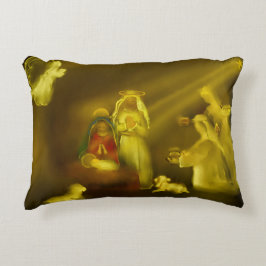 Cojín Decorativo La escena de la natividad