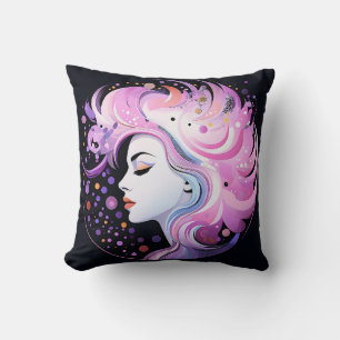 Cojín Decorativo "La esencia de la elegancia" La belleza femenina