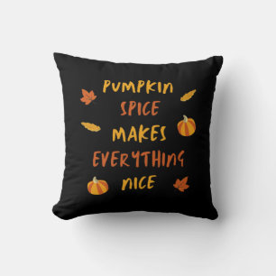 Cojín Decorativo La especia de calabaza hace que todo sea bueno - C