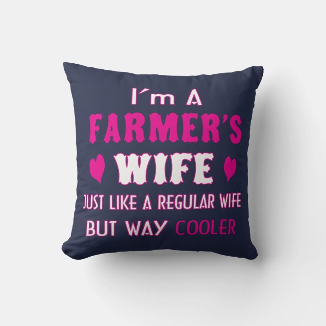 Cojín Decorativo La esposa del granjero (Anverso)