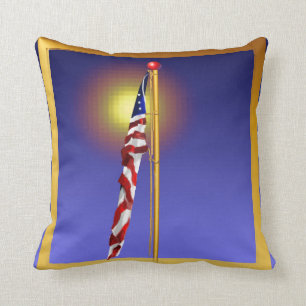 Cojín Decorativo La estrella Spangled la bandera