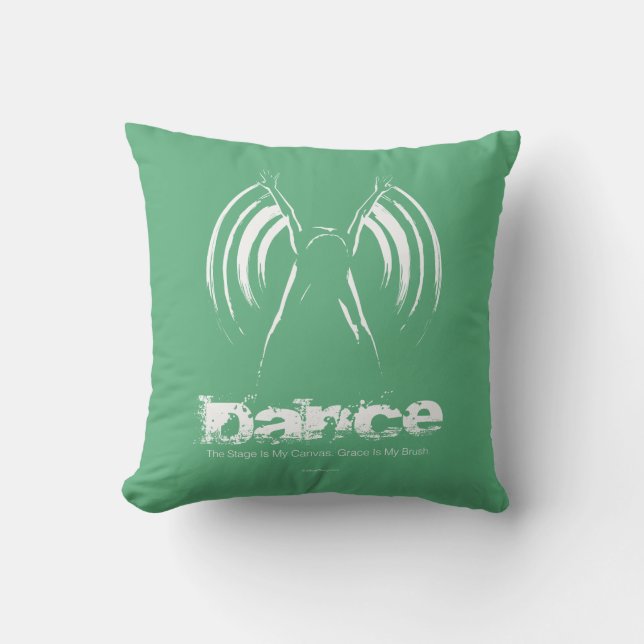 Cojín Decorativo La etapa es mi lienzo (Baile) (Anverso)