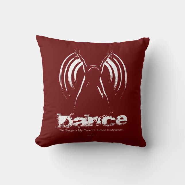 Cojín Decorativo La etapa es mi lienzo (Baile) (Anverso)