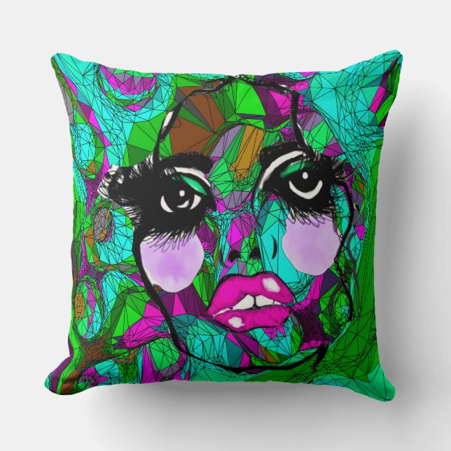 Cojín Decorativo La Face Pillow (Anverso)