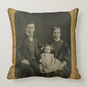 Cojín Decorativo La familia de Hiller, c.1850 (daguerreotype)