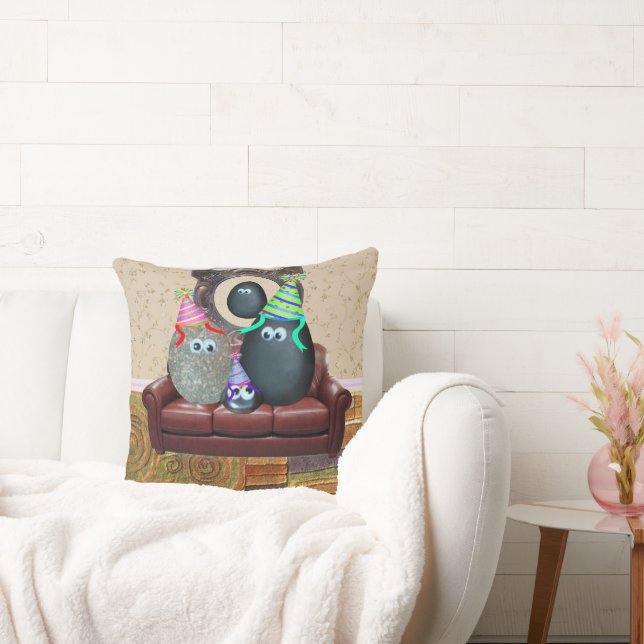 Cojín Decorativo La familia del rock Mascota (Sofá)