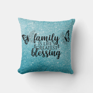 Cojín Decorativo La familia es la mayor bendición de la vida