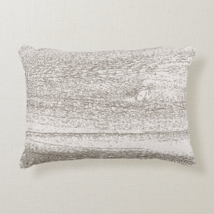 Cojín Decorativo La familia Rustic Barnwood gobierna la decoración