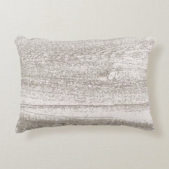 Cojín Decorativo La familia Rustic Barnwood gobierna la decoración  (Anverso)