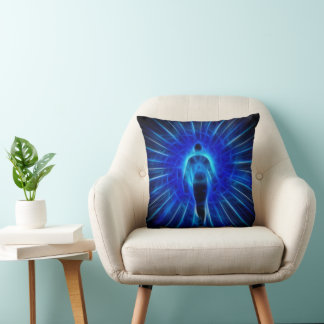 Cojín Decorativo La figura emerge de la luz
