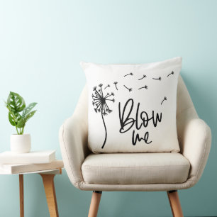 Cojín Decorativo La Flor De Dandelion Me Golpea Un Regalo Para Novi
