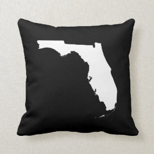 Cojín Decorativo La Florida en blanco y negro