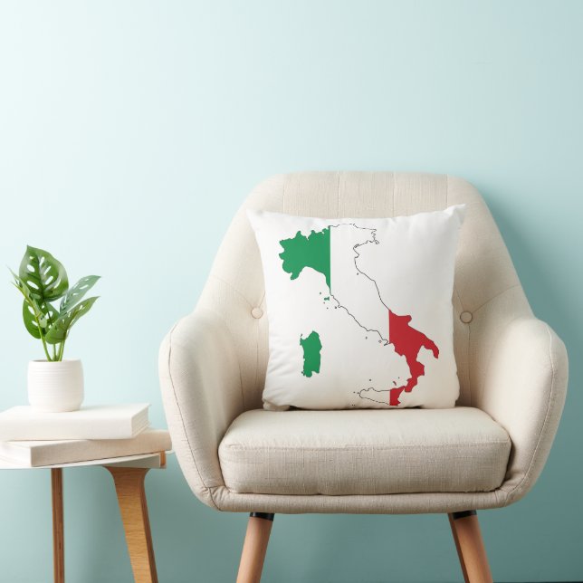 Cojín Decorativo La forma de Italia (Silla)