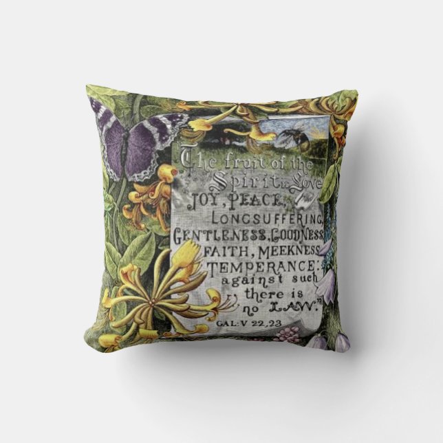 Cojín Decorativo La fruta del alcohol (Anverso)