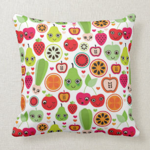 Cojín Decorativo la fruta embroma la manzana del ilustracion