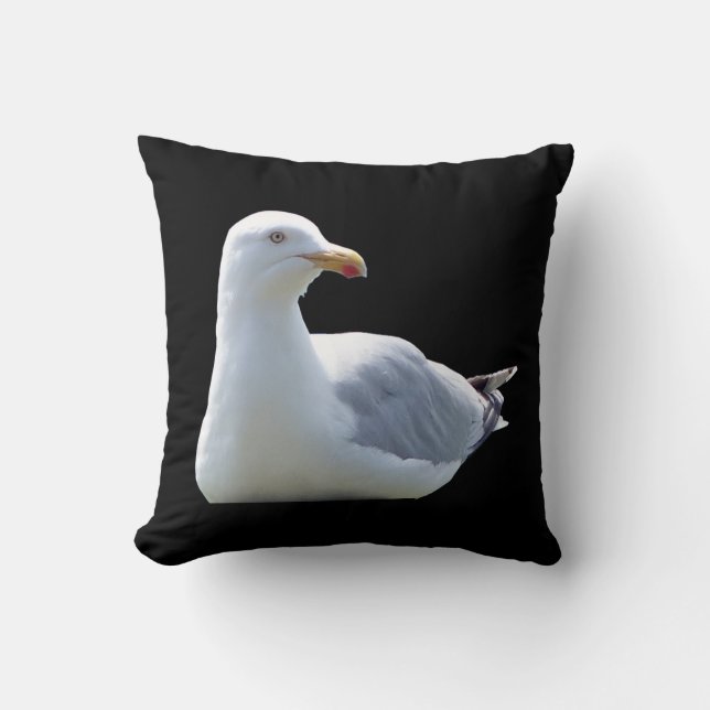 Cojín Decorativo La gaviota invertida se desmorona (Anverso)