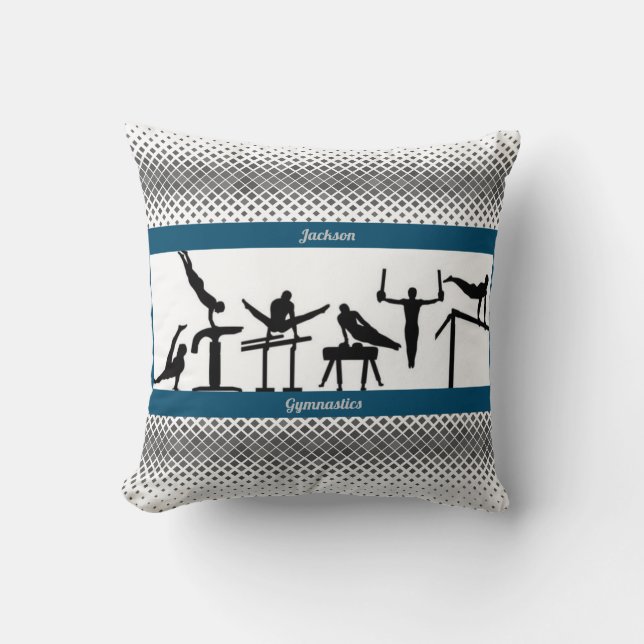 Cojín Decorativo La gimnasia tiene su nombre (Anverso)
