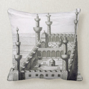 Cojín Decorativo La gran mezquita en Medina, de 'en Arabi de los