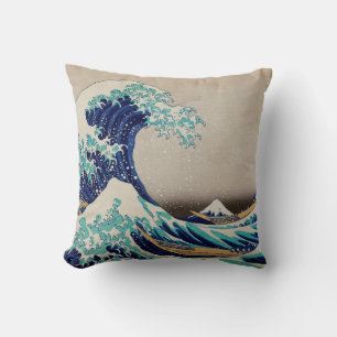 Cojín Decorativo La Gran Ola de Kanagawa