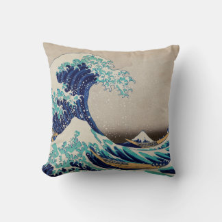 Cojín Decorativo La Gran Ola de Kanagawa