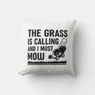 Cojín Decorativo La Grasa Está Llamando Y Debo Mow