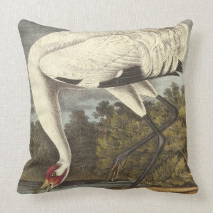 Cojín Decorativo La grúa que chilla de Audubon