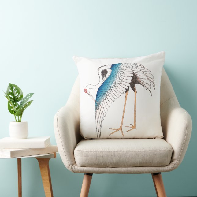 Cojín Decorativo La grulla de Hokusai (Silla)