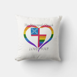 Cojín Decorativo La Iglesia Episcopal Te Ama Pillow