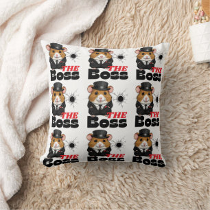 Cojín Decorativo La impresión de Boss Hamster Kawaii