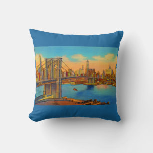 Cojín Decorativo la impresión del puente de Brooklyn