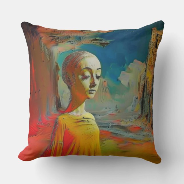 Cojín Decorativo La irrealidad de todo (Anverso)