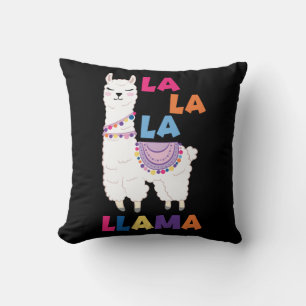 Cojín Decorativo La La La Llama - Canto gracioso Llama