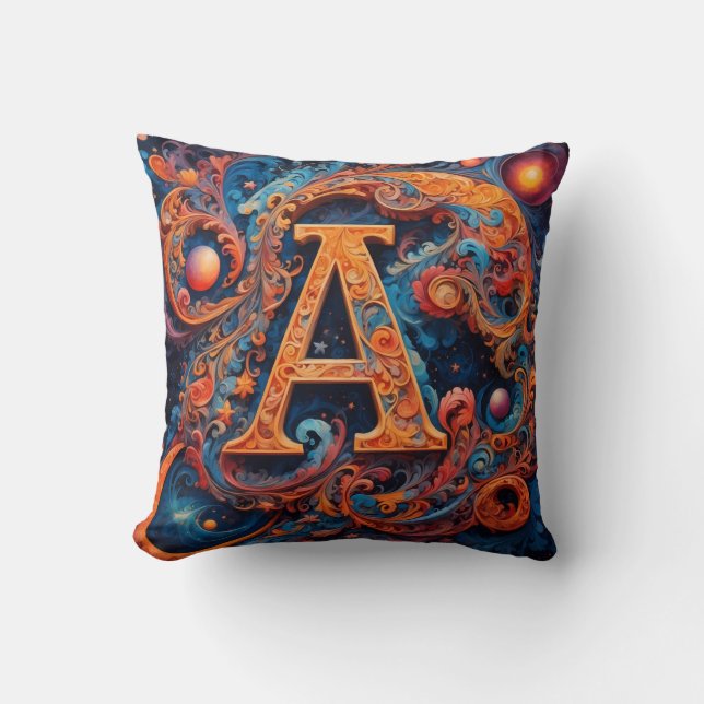 Cojín Decorativo La letra A (Anverso)