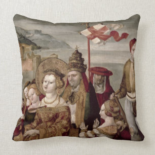 Cojín Decorativo La leyenda de Santa Ursula, c.1530 (aceite en el