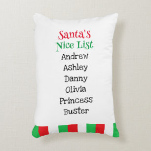 Cojín Decorativo "La lista de Santa"