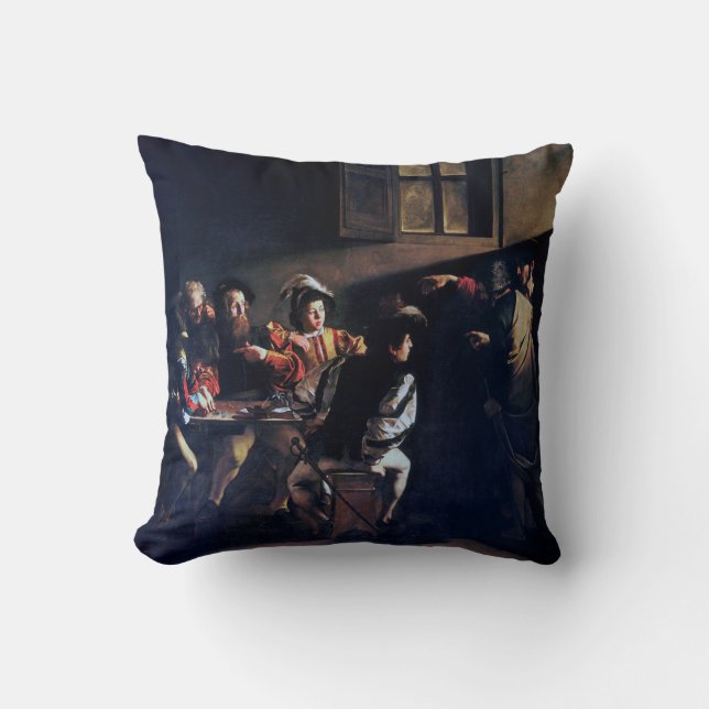 Cojín Decorativo La llamada de San Mateo, Caravaggio (Anverso)