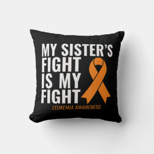 Cojín Decorativo La lucha de mi hermana es mi conciencia sobre la l