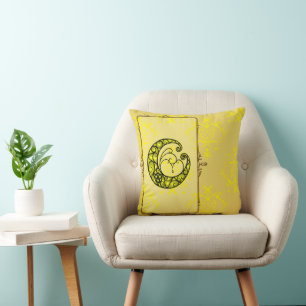Cojín Decorativo La Luna Es Amarilla.