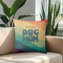 La madre del perro Retro Groovy personalizada