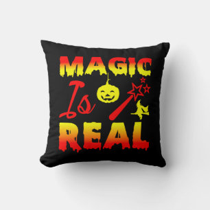 Cojín Decorativo La magia es la verdadera varita de halloween