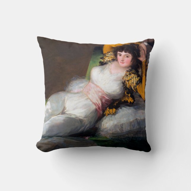 Cojín Decorativo La Maja Vestida, Francisco Goya, 1798-1803 (Anverso)