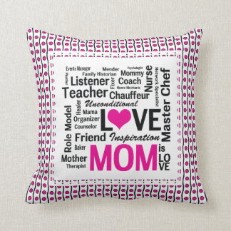 Cojín Decorativo La mamá es regalo del día de madre del amor para