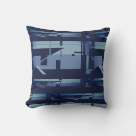 Cojín Decorativo La marina Verde azulada azul silenciada en el suro